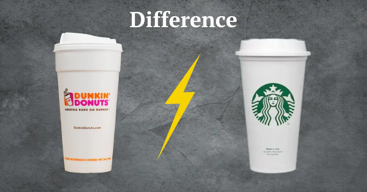 Starbucks vs Dunkin 