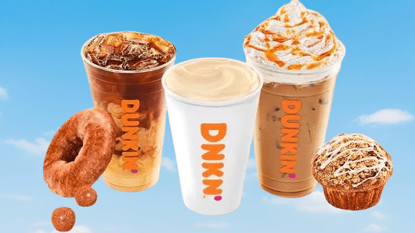 Dunkin Donuts pumpkin spice coffee cups