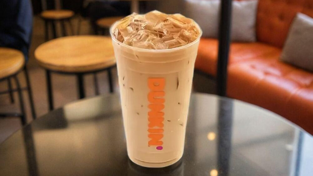 French vanilla iced coffee Dunkin