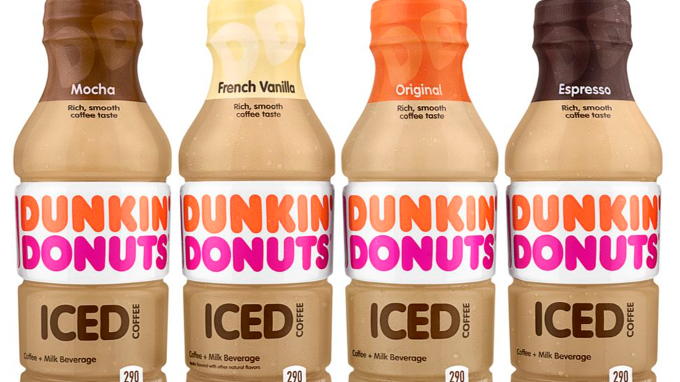 Dunkin Bottled iced coffee